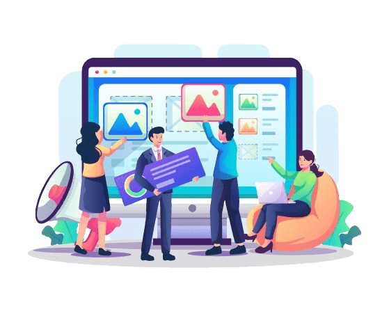 Professional web design team in Dubai creating responsive business websites